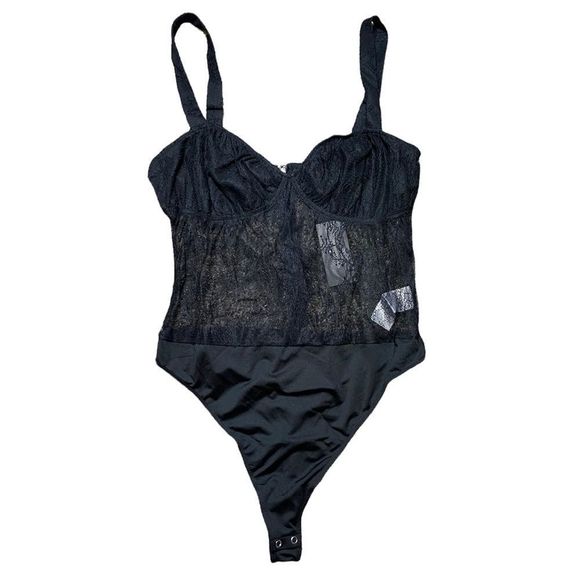 COPY - Danielle Bernstein Sexy Lace Bodysuit size 12 - Picture 1 of 4